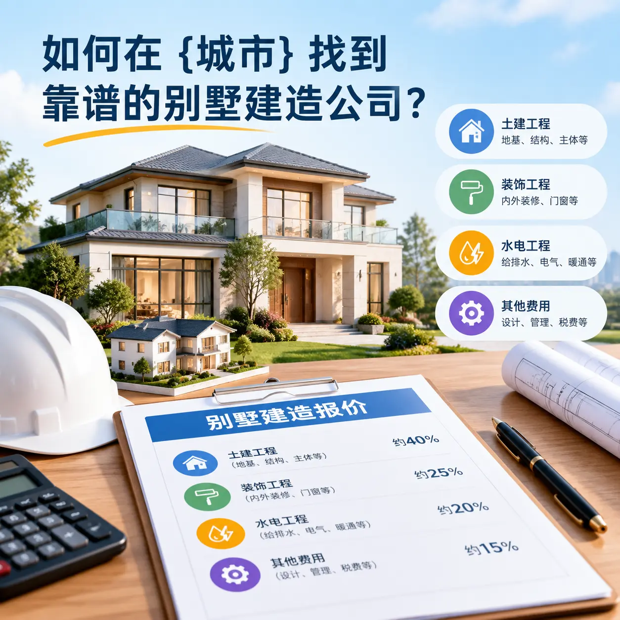 如何在 黔南 找到靠谱的别墅建造公司?