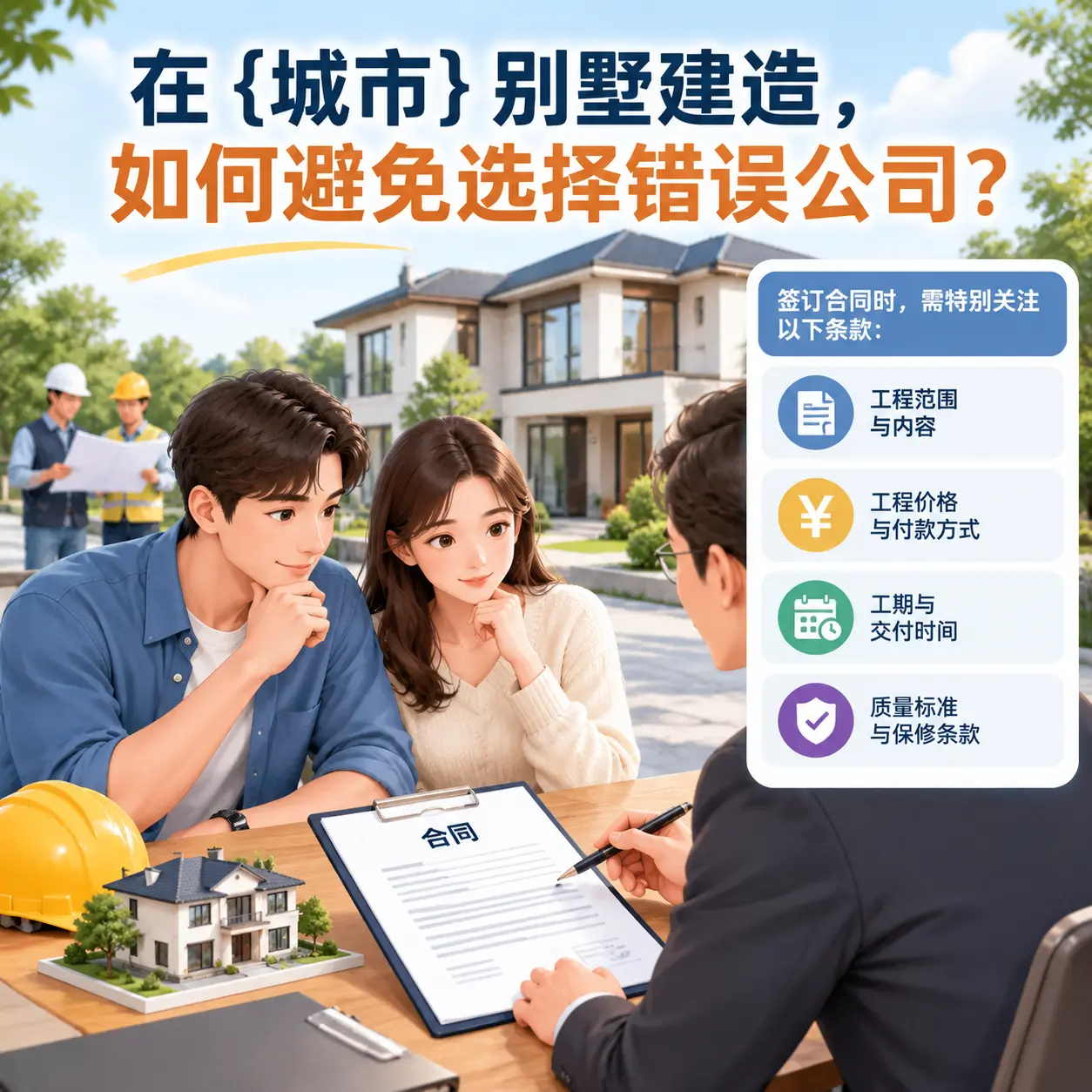 在 黔南 别墅建造,如何避免选择错误公司?