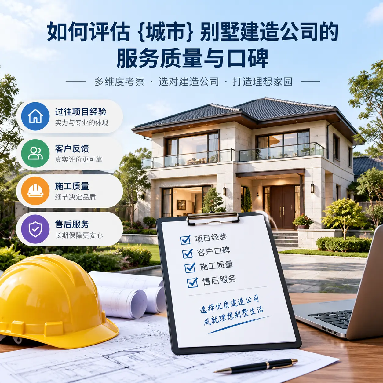 如何评估 黔南 别墅建造公司的服务质量与口碑
