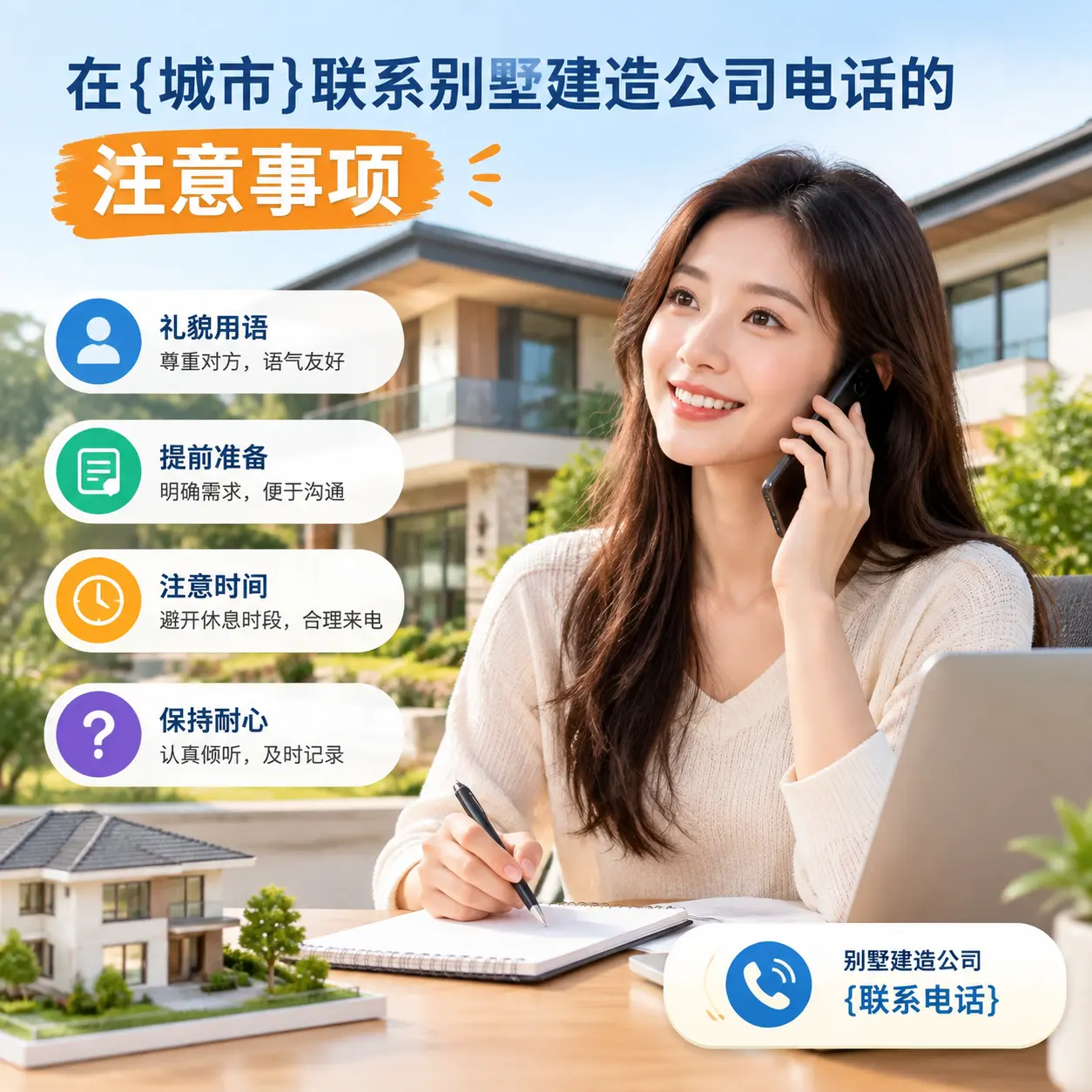 在黔南联系别墅建造公司电话的注意事项
