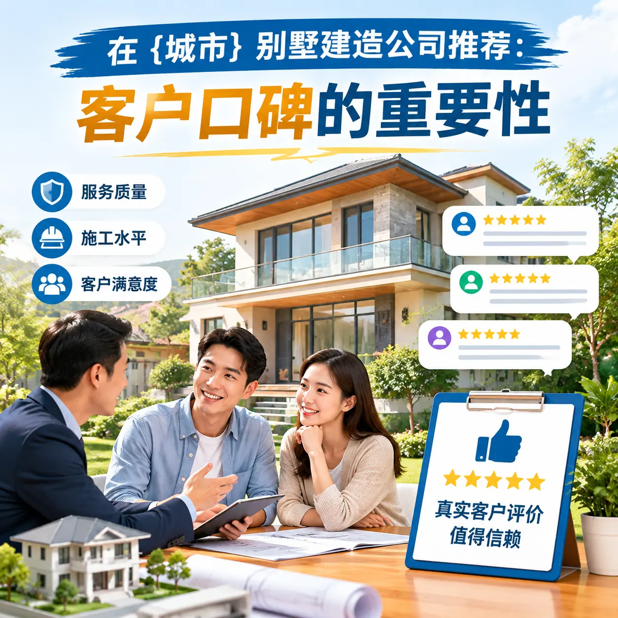 在 黔南 别墅建造公司推荐：客户口碑的重要性