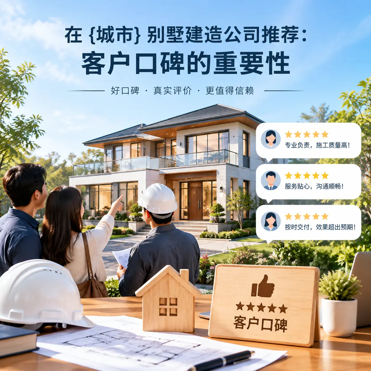 在 黔南 别墅建造公司推荐:客户口碑的重要性
