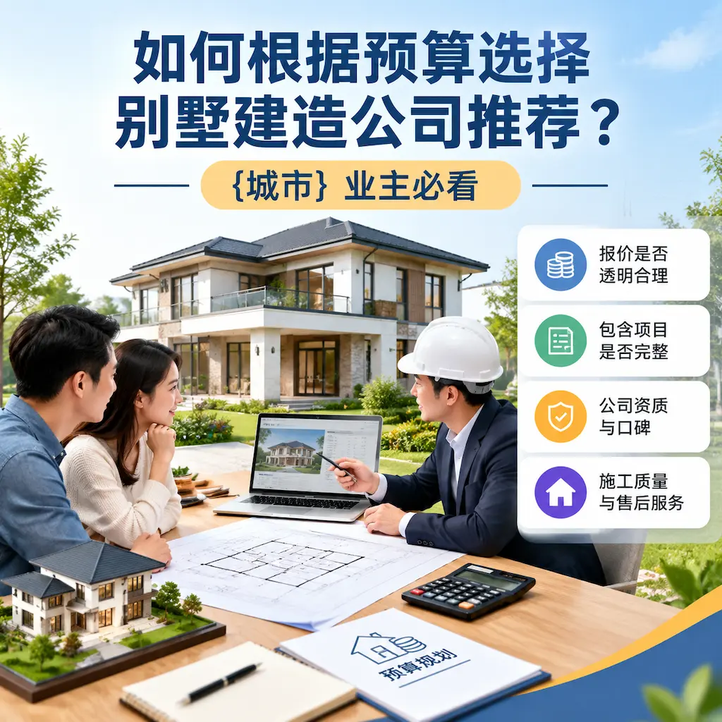 如何根据预算选择别墅建造公司推荐? 黔南 业主必看