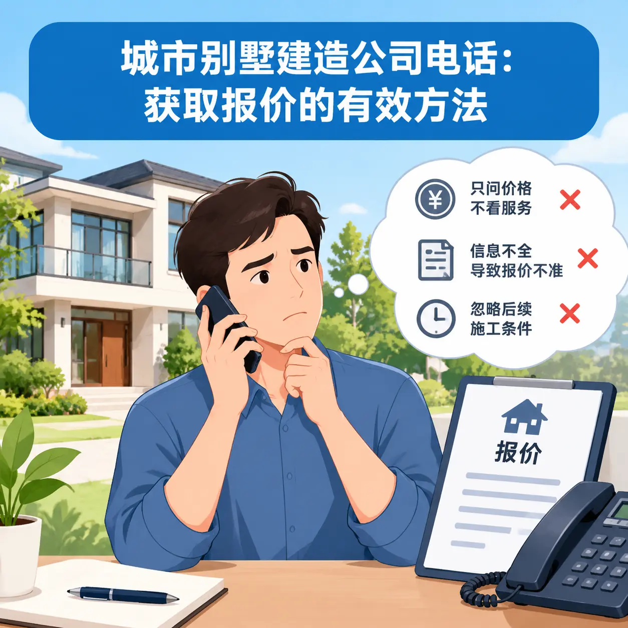 黔南别墅建造公司电话：获取报价的有效方法