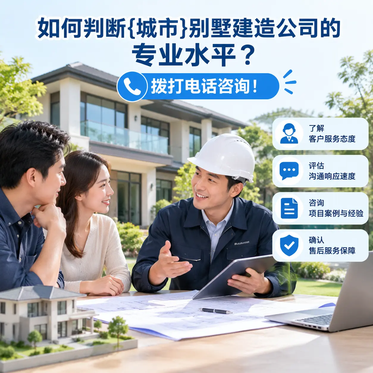 如何判断黔南别墅建造公司的专业水平？拨打电话咨询！